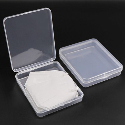 New Mask Storage Box PP Mask Holder Small Foldable Square Mask Case