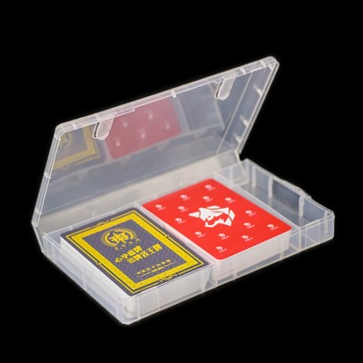 Customised Storage Packing Poker Tarot Card Plastic Playing Cards with PP Plastic Case Box Pack